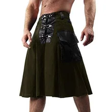 Шотландские мужские однотонные классические ретро традиционные сексуальные средневековые карго шотландские килты клетчатые юбки