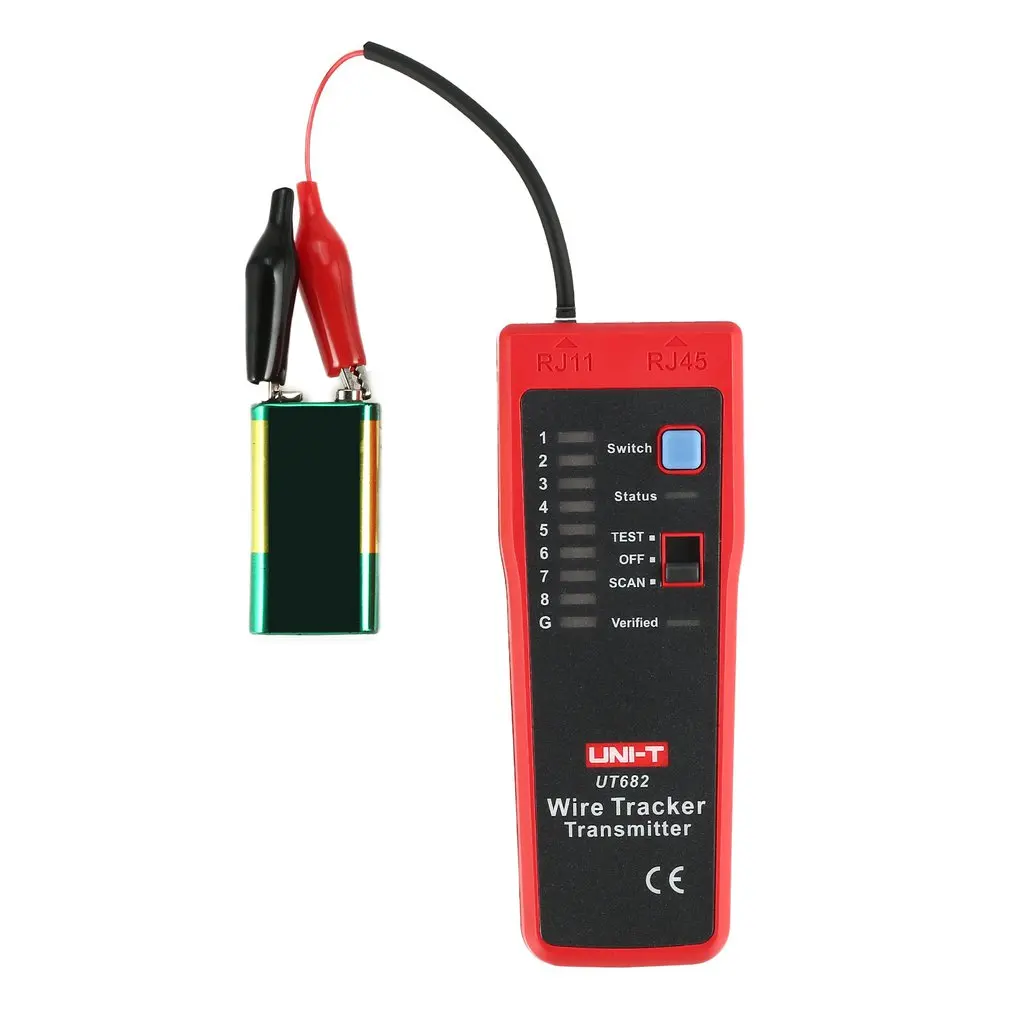 

Wire Tester Tracker RJ11 RJ45 Wire Line Finder Lan tester Handheld Cable Testing Tool for Network Maintenance Dropshipping