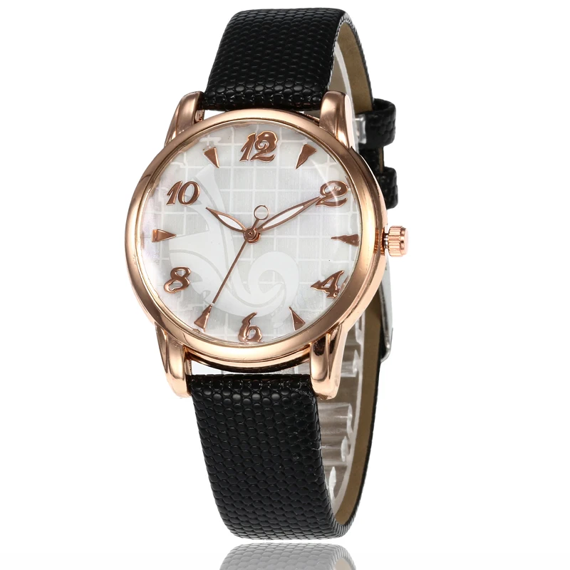 

Fashion casual watch for women stylish Women's Silver Leather Strap Analog Quartz Wrist Watches Clock Modern Design montre femme