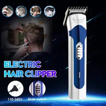 

Professional Household Hair Trimmer with Comb For Men Rechargable Electric Hair Cutter Clipper For Women Split End 110v 220v