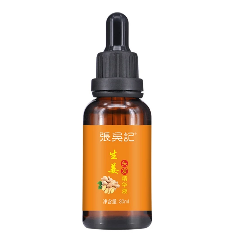 30ml Ginseng Hair Growth Solution Nourish Hair Scalp Anti-fork Hair Regrowth Treatment Product Long Lasting