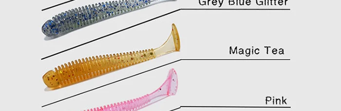 Soft Lure 15pcs 5cm~5.5cm For Artificial Japan Lures Lead Shad Fly Fishing Silicon Rubber Fish Paddle Tail Fishing Lure (9)