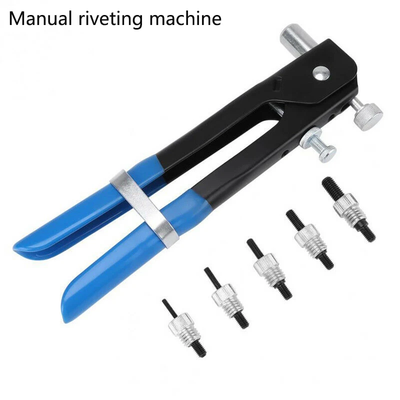 106pc Manual Riveting Machine / Rivet Gun Nut Tool M3-M8 Thread Nut Riveting Machine Kit Ram Gun