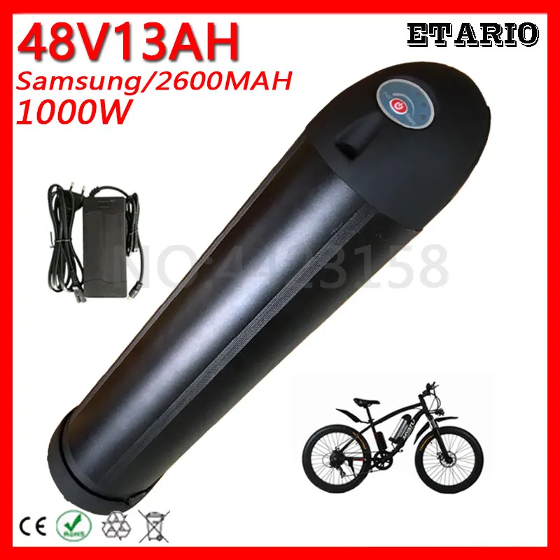 48V фара для электровелосипеда в батарея 48В 8Ah 9Ah 10Ah 11Ah 12Ah 13Ah 15Ah 18Ah бутылка воды
