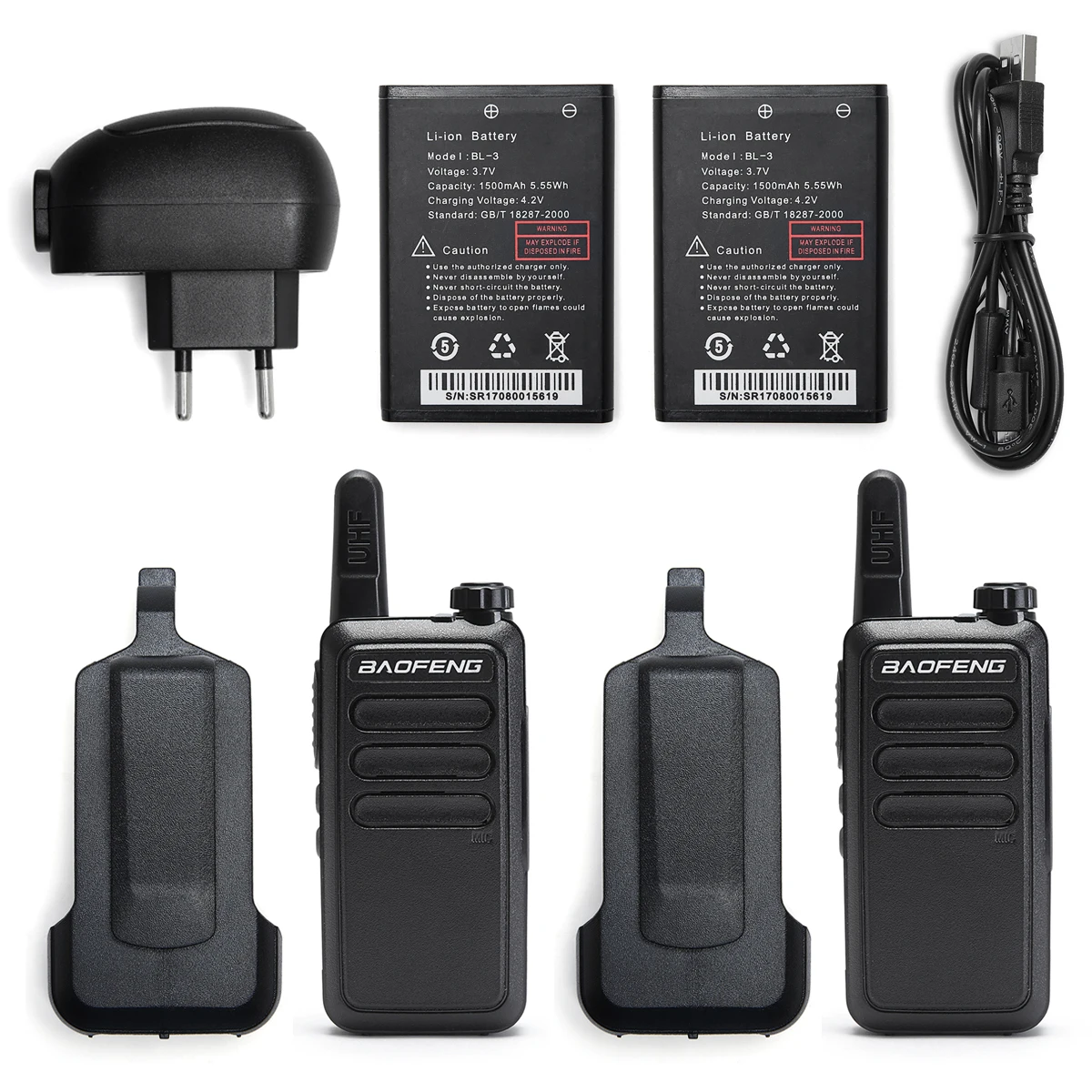 2/4 шт. Abbree AR C1 ARC1Mini иди и болтай Walkie Talkie “иди 400 470 МГц двухстороннее радио