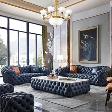 Роскошные Высокое качество гостиная мебель для гостиной диван набор кожаный диван с деревянным каркасом