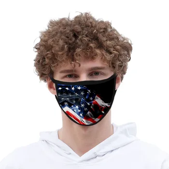 

50pcs/lot Nice Custom logo Personalized DIY 3D printing black mask