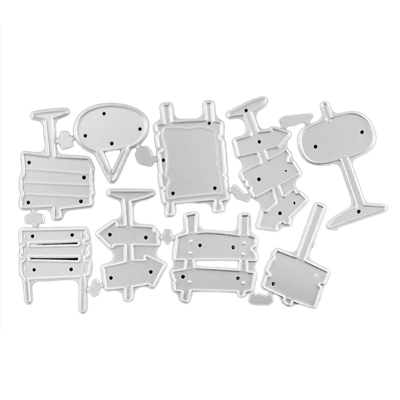 

Signpost Metal Cutting Dies Stencil Scrapbooking DIY Album Stamp Paper Embossing