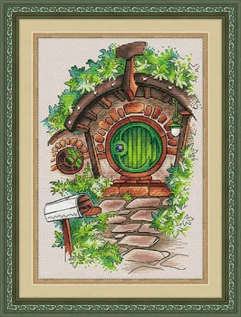 

ZZ1819 DIY Homefun Cross Stitch Kit Packages Counted Cross-Stitching Kits New Pattern NOT PRINTED Cross stich Painting Set