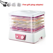 220 В 250 Вт осушитель для пищевых продуктов, фруктов, овощей, травы, мяса, сушильная машина для домашних животных, закуски, сушилка для пищевых продуктов, 5 лотков