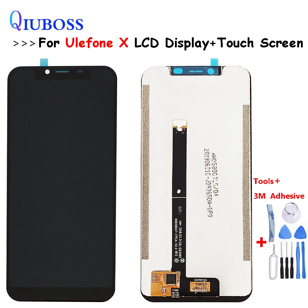 5 85 дюймов для Ulefone X ЖК-дисплей Дисплей + Сенсорный экран в сборе запасные Запчасти