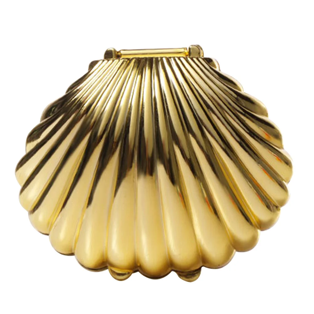 Gold 10 шт./компл. чаепитие для конфет Baby Shower коробка для пожеланий на свадьбе вечерние поставляет Shell Форма DIY сюрприз Юбилей яркий Цвета - Цвет: Gold
