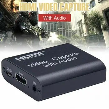 

With Audio Game Recording Video Card Adapter HDMI to USB 4K 1080P Loop Output Stereo Input Portable Audio Grabber