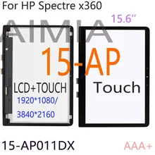 

for HP Spectre X360 15-ap007nd 15-ap010na 15-ap012dx 15-ap063nr UHD LCD Display Touch Screen Digitizer Glass Assembly 841265-001