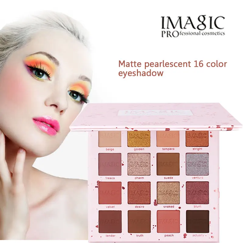 Party Woman Colourful Eyeshadow Set Powder Eye Palette Pink Pop Waterproof Professional Lasting Cosmetics
