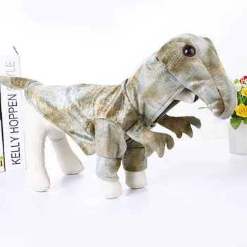 

Dog Clothes Teddy French Bulldog Chihuahua Spring And Autumn Winter Cat Clothes Pet Clothes Cute Dinosaur Dress For Puppy
