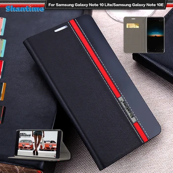

Luxury PU Leather Case For Samsung Galaxy Note 10 Lite Flip Case For Samsung Galaxy Note 10E Phone Case Soft Silicone Back Cover