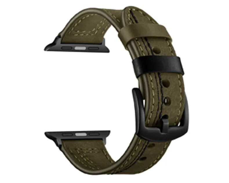 Кожаный ремешок для apple watch 42 мм 38 мм iWatch 4 ремешка 44 мм/40 мм ремешок для часов из натуральной кожи браслет для apple watch 4 3 21