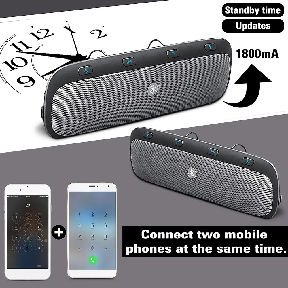 Bluetooth 3.0 Receiver Handsfree Car Kit6