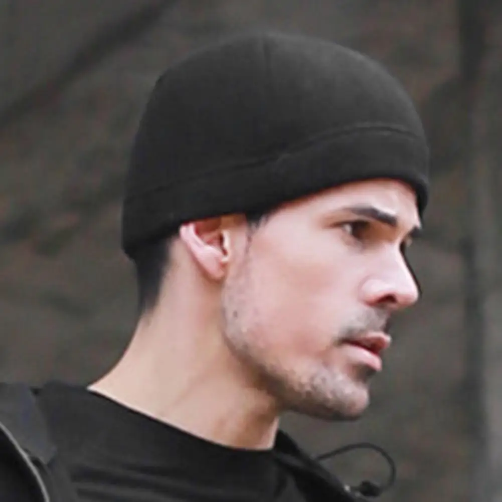 Fashion Winter Warm Fleece Cap Men Outdoor Climbing Cycling Windproof Beanie Hat