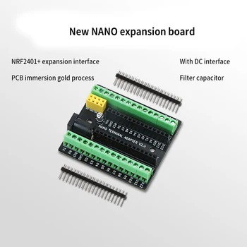 

Suitable for Arduino DC NRF2401+ Interface Compatible With Nano V3.0 Expansion Module Development Board