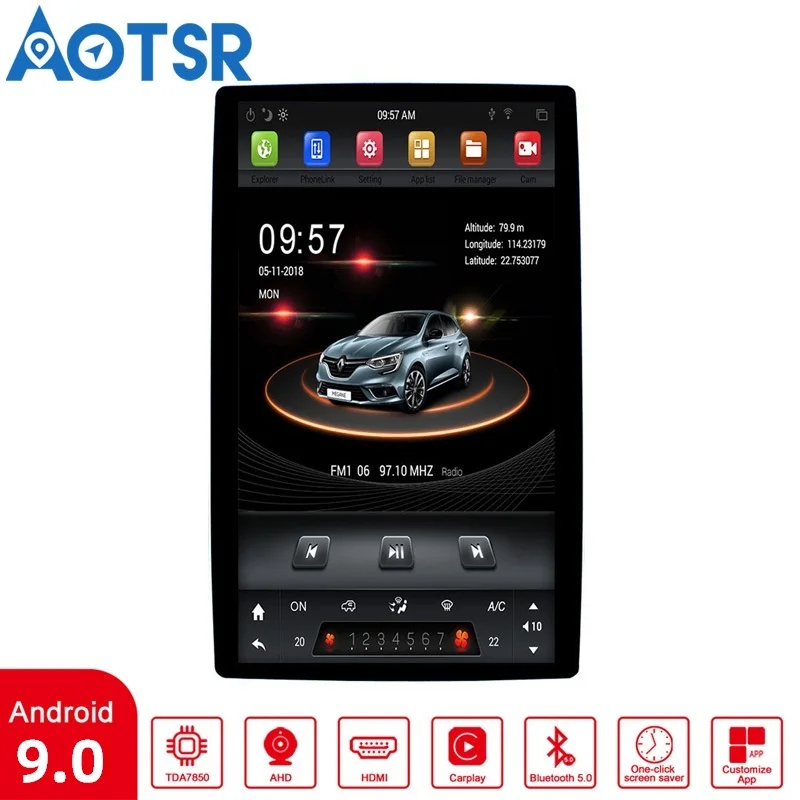 US $745.38 IPS DSP Screen Android 10 Car Multimedia Player For Lincoln MKC 2018 2019 Car Auto Radio Stereo Car Player Multimedia Head Unit