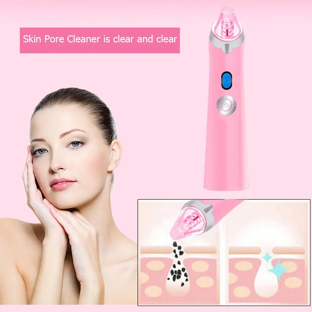 Deep Cleaning Pore Cleaner Electric Vacuum Acne Blackhead Pimple Removal Face Anti Wrinkle V-shaped Lifting Beauty Instrument（DYM-001）
