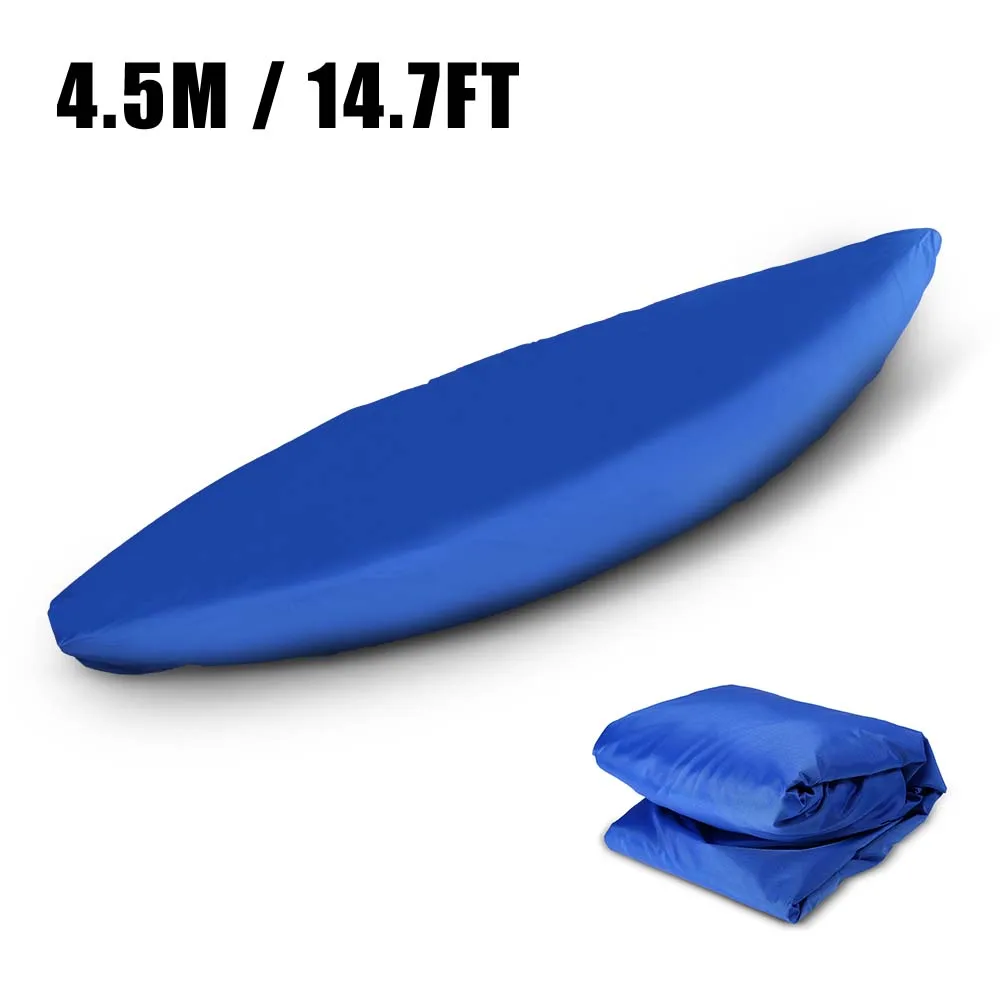 blue 4.5m Профессиональный универсальный чехол для байдарки каноэ лодка водонепроницаемый УФ-стойкий пылезащитный чехол для хранения - Цвет: blue 4.5m
