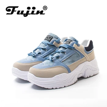 

Women Casual Sneakers Spring Autumn Sneakers Breathable Women Shoes Lace Up Female Boots Comrfortable Platform Shoes Women