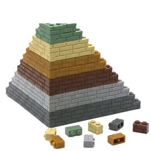 2021 Building Blocks Accessories 1x2 Dots Cube 98283 Moc Bricks Parts Houses Wall Classic Diy My City Educational Toys