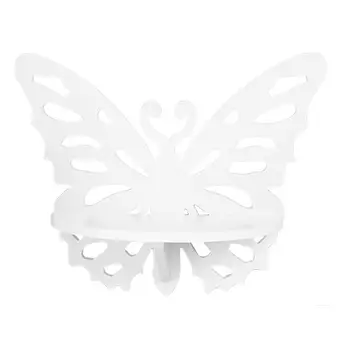 

1PC Multifunctional Household Butterfly Creative Wooden Wall Rack Storage Organizer Living Room Office Home