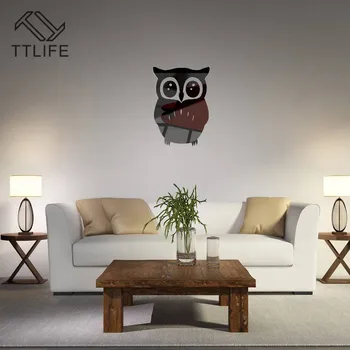 

Eco Friendly Removable Mirror Sticker Owl Background Stereo Room Wall Stickers Home Wall Stickers for Kids Rooms DIY Wall Decals