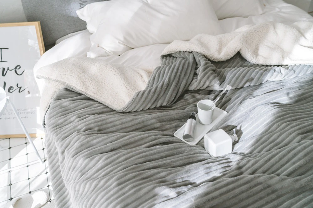 Скандинавский Розовый Белый Синий Серый Хлопок Твист стиль ручной работы мягкая кровать пледы вязаное покрывало на диван