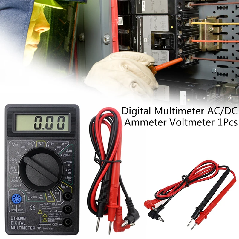 1Pcs Digital Multimeter AC/DC Ammeter Voltmeter with Buzzer Tester Voltage | Инструменты