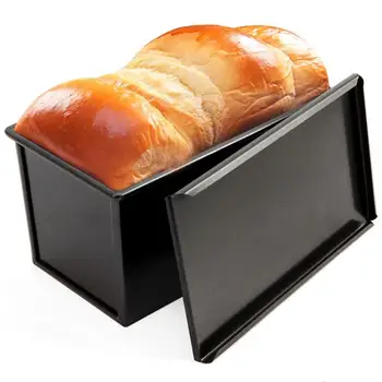 

Loaf Pan Non-Stick Stainless Steel Coating Toast Box Bread Baking Mold With Lid