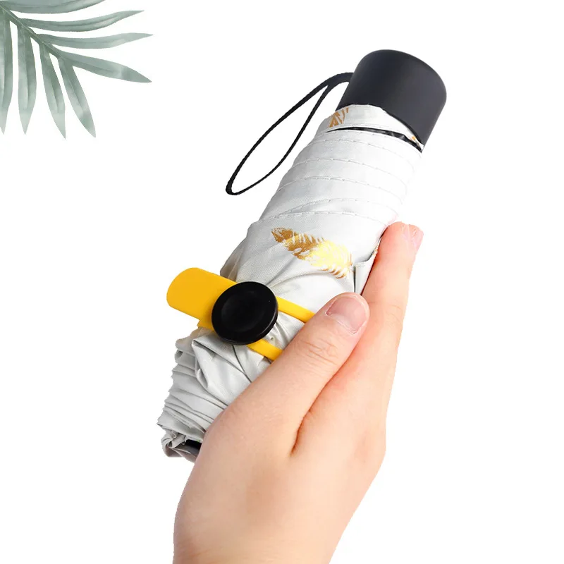 17 см карманный мини-зонтик УФ маленькие Зонты 200 г водонепроницаемый дождь ребенок принт сетки удобный для девочек путешествия Parapluie солнце зонтик