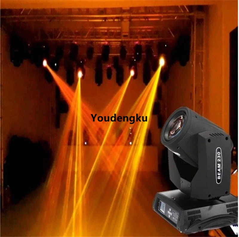 2 Pezzi Professionale 230W 7R Sharpy Beam Testa Mobile Dj Light Beam 7R Set Di Luci Da Palcoscenico A Testa Mobile Ricami Beam 7R