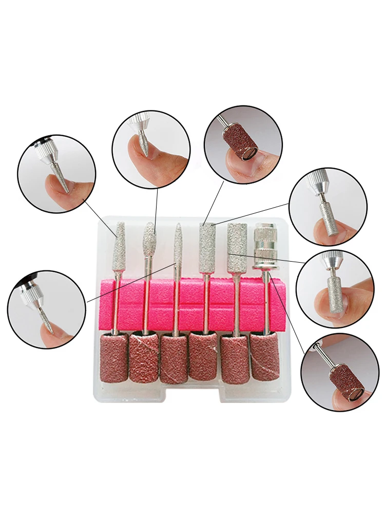 Professional Electric Manicure Machine Pen Nail Drill Bit Kit Milling Cutters Nail Art Cuticle Gel Remover Nail File Nail Tools