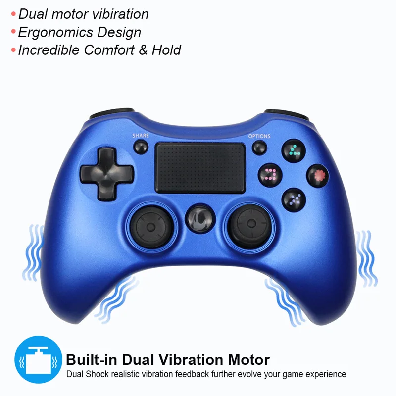 Горячая Bluetooth контроллер для PS4 игры контроллер для Playstation 4 двойной шок беспроводной джойстик для PS3 PC Joypad