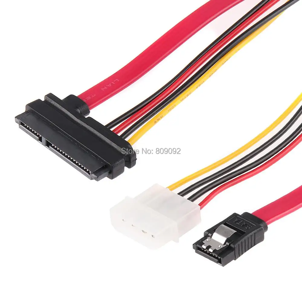 EL-PN-47337801 WonderfulDirect SATA 22pin Serial ATA Data and Power Combo Cable SATA22Pin to Data+Power EL-PN-47337801 WonderfulDirect SATA 22pin Serial ATA Data and Power Combo Cable SATA22Pin to Data+Power