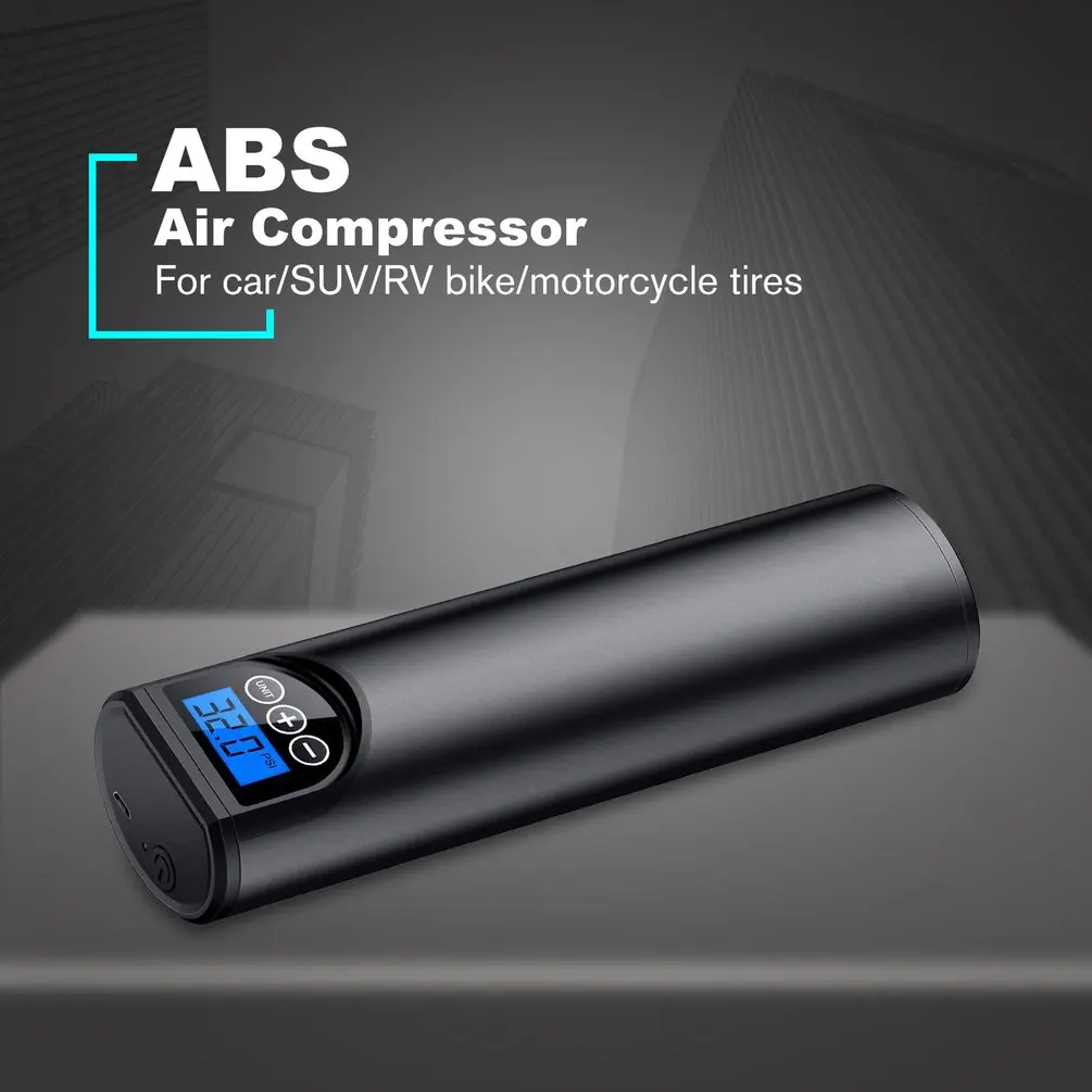 

12V 150PSI USB Interface Portable Air Compressor Inflatable Pump with LCD Display for Car Bicycles Tires Balls Swimming Rings