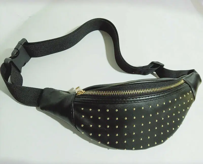 Американский запас Женская поясная сумка блестящая кожаная сумка пояс поясная сумка для телефона карман Горячая