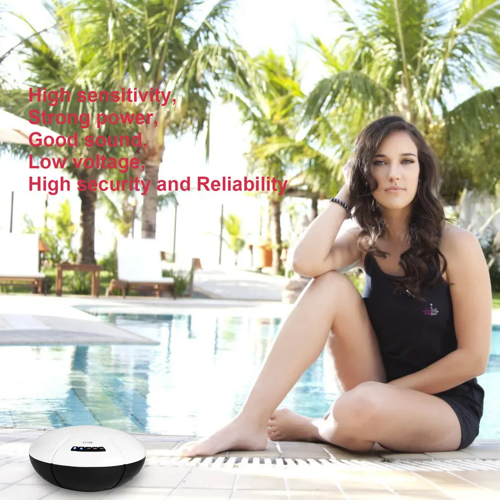 LESHP светодиодный индикатор Handfree динамик телефон беспроводной водонепроницаемый IP x7 плавающий динамик для любого устройства
