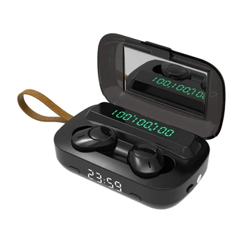 

5.1 Wireless Earbuds In Ear Deep Bass Binaural Calls Bluetooth Earphone Waterproof Touch Control Charging Box LED Power Display