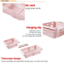 Контейнеры для холодильника и морозильные ящики органайзер для холодильника Органайзеры для ящиков для холодильника 4 цвета PP Хранение продуктов фруктовая коллекция