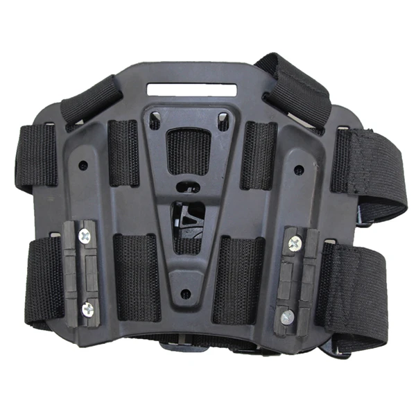 Arisoft стрельба бедра ноги кобура Платформа для Glock 17 HK USP Sig P226 компактный M9 Colt 1911 Тактический Пистолет Аксессуары модульный - Цвет: Black