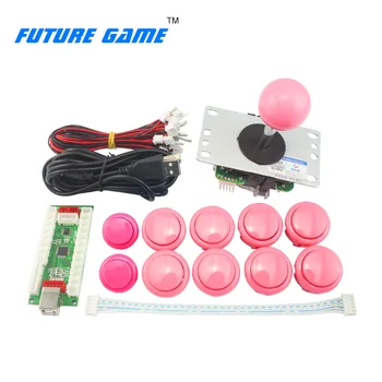 

High quality Arcade DIY kit Zero delay push button joystick with micro switch for hot sale