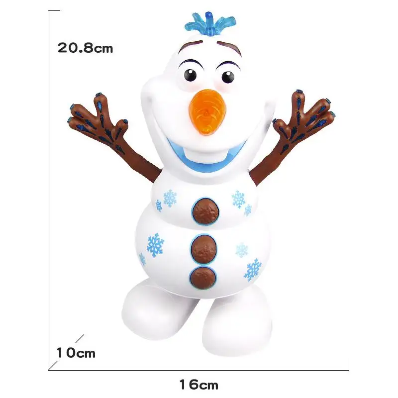 disney Frozen2 игрушка танцующий Олаф музыкальная игрушка с светильник музыка может махать руками с 5 музыкой Дети День рождения Рождественский подарок