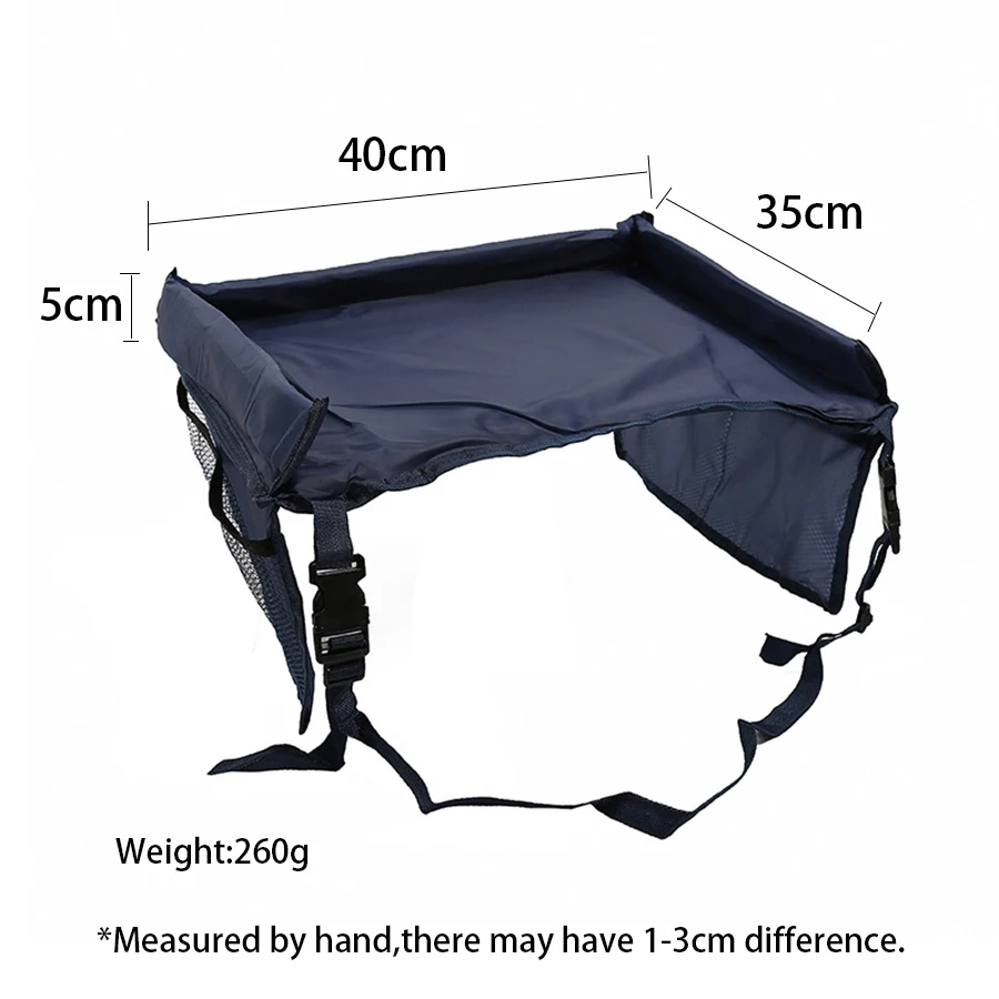 Waterproof Baby Car Seat Tray Stroller Kids Toy Food Holder Desk Children Portable Table For Car New Child Table Storage 40*35cm