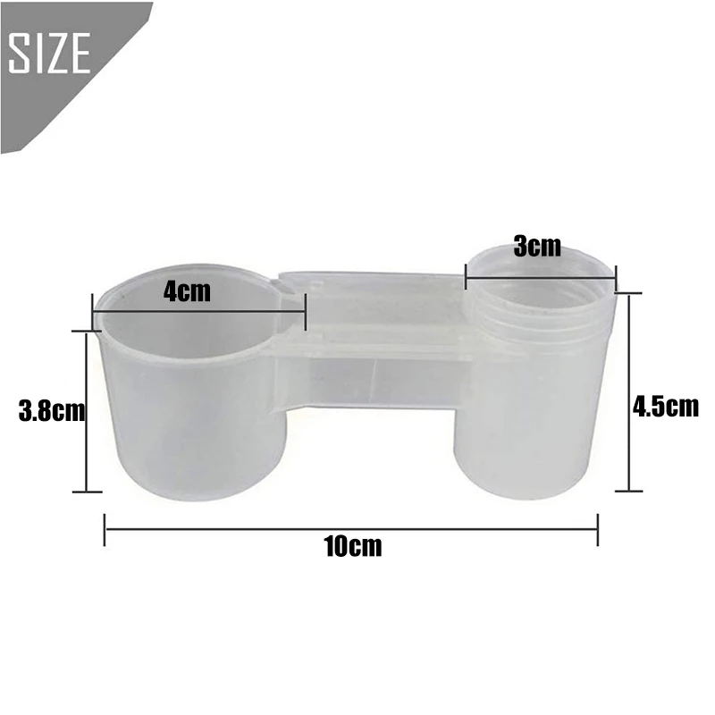 1-10Pcs Pigeons Bird Drinker Feeder Fit for Soda Pop Water Bottle Cup for Chicken Birds Feeder Trough Animal Feeding Accessories Bird Feeder Bird Water Drinker Pet Water Feeder